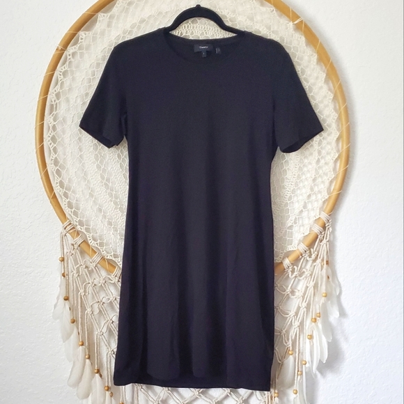 Theory Continuous Tee Dress in Cotton-Modal - Picture 6 of 10